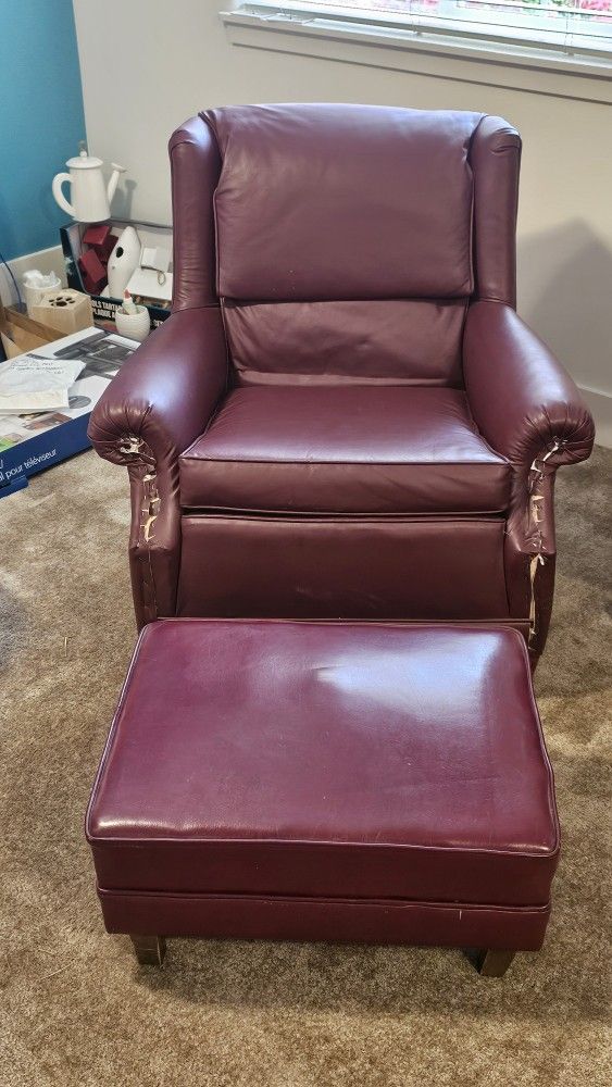 Comfy Chair & Ottoman
