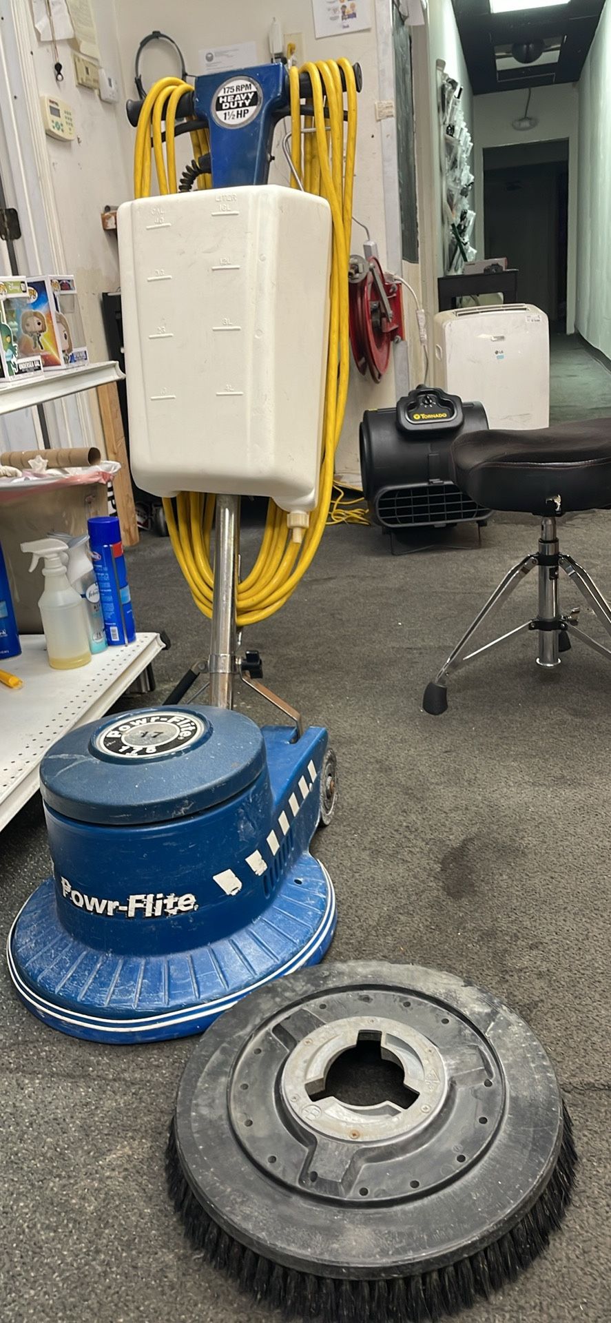 Powr-flite 17” Floor Scrubber