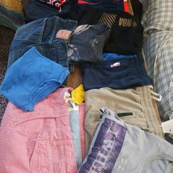 Men's Clothes Shorts And Shirts Most Are Extra Large