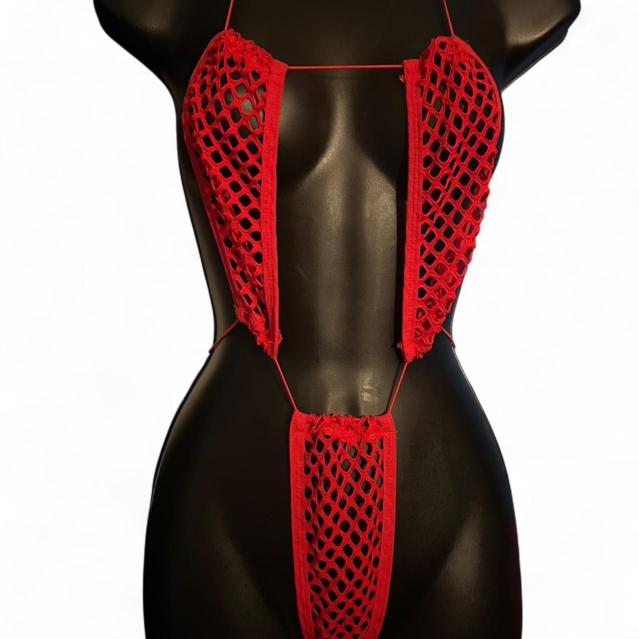 Red Fishnet Slingshot