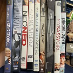 DVDs 2 Each