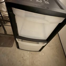 Homz 2 Drawer Plastic Unit 