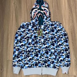 Blue Bape  Hoodie 