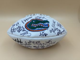 2006 Florida Gators National Champions Team Signed Football