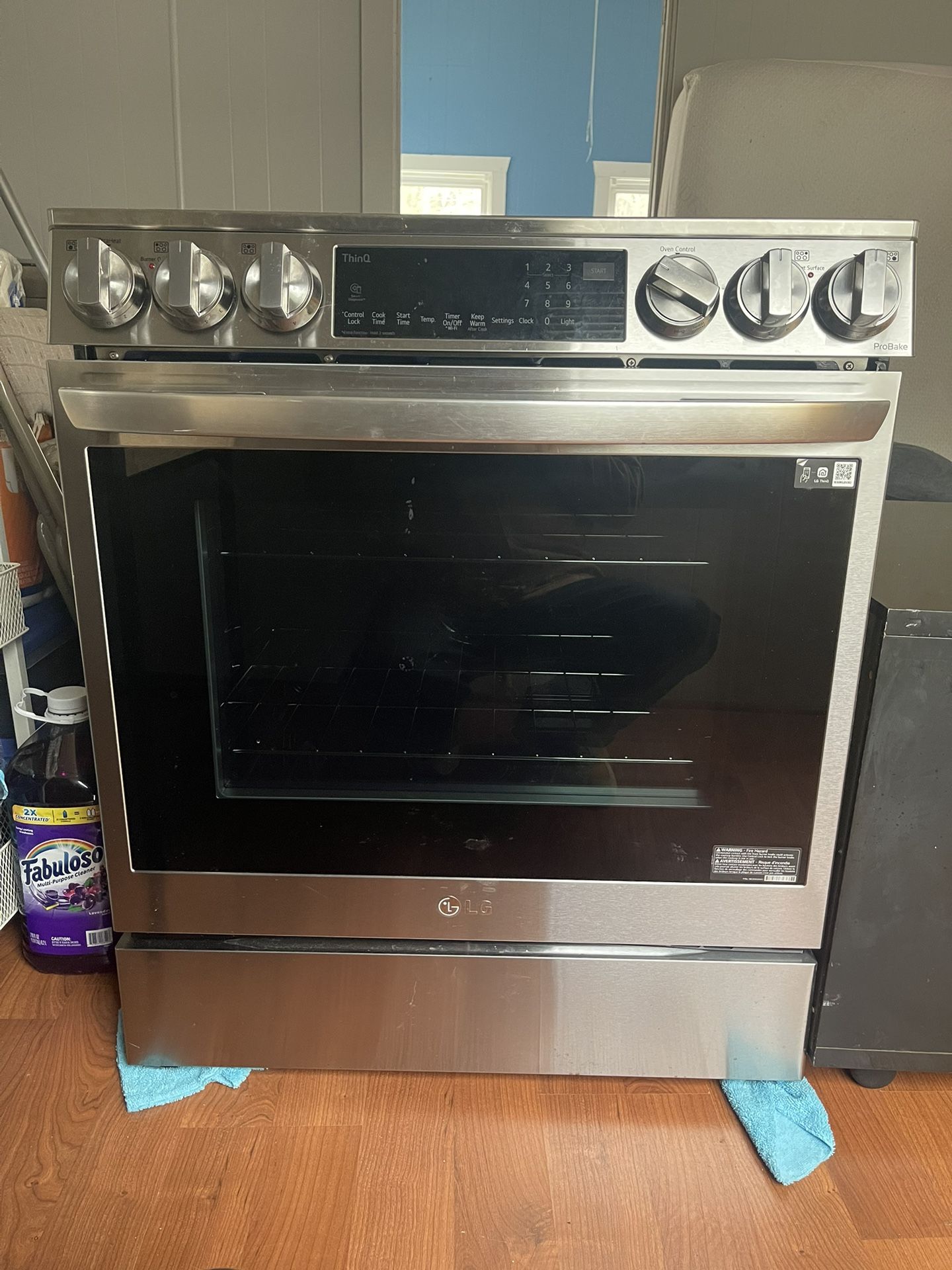LG Thinq Stainless Steel Electric Stove