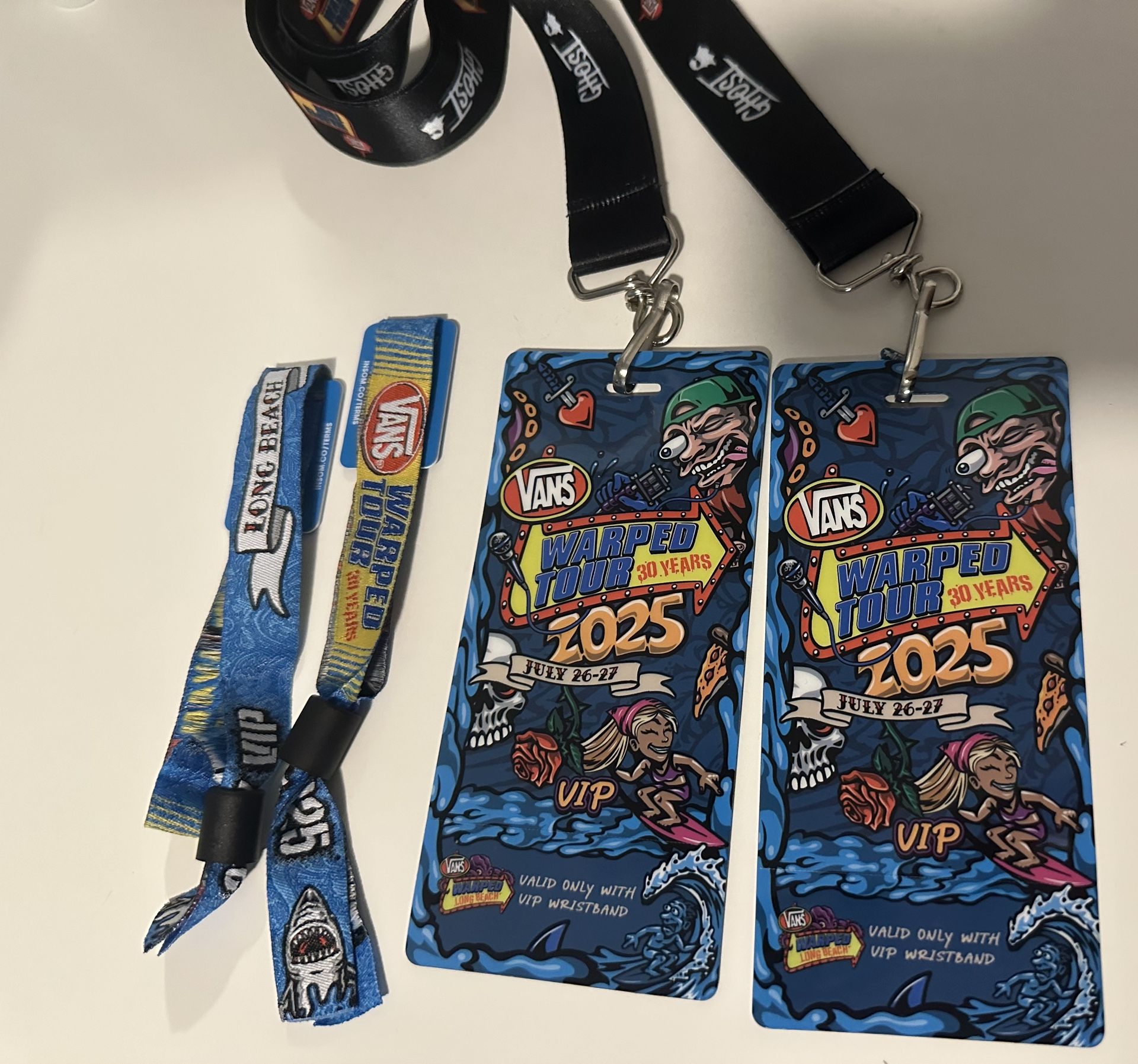 Vans Warped Tour VIP $395 Each