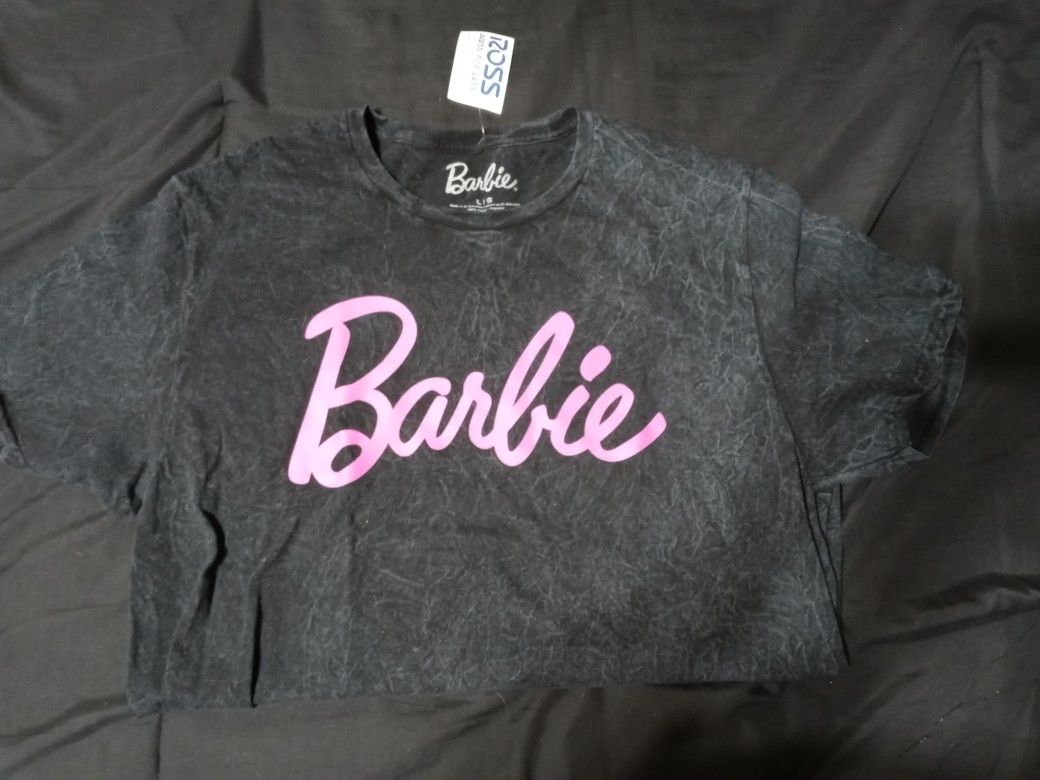 New W/ Tag Large Barbie Shirt 