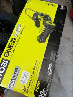 Ryobi cordless 18v lawn mower