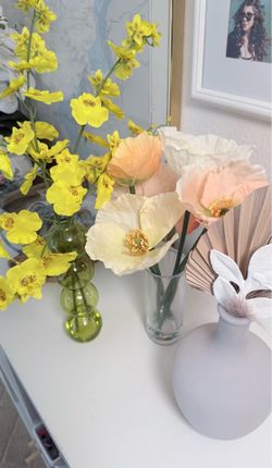 Vase and flowers