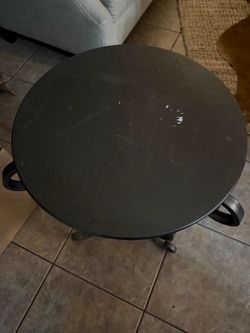 Metal decorative table