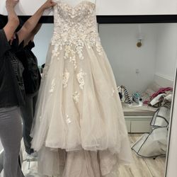 David’s Bridal Wedding Dress Size 10