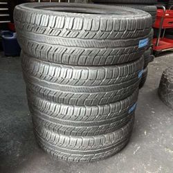 245 55 18 BFGoodrich Set of 4 Used