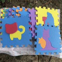 Puzzle Mat Animal Peices 