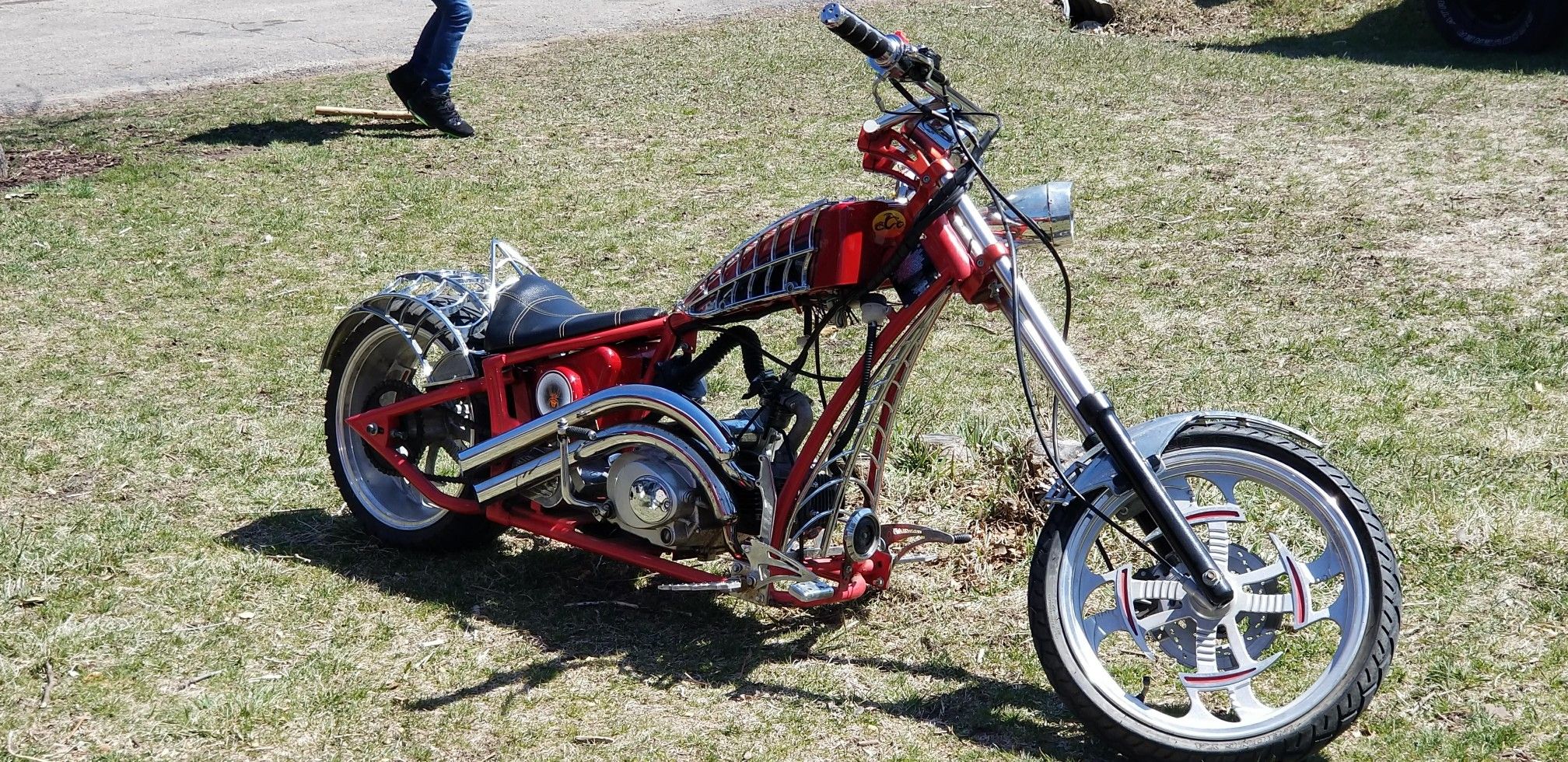 Black widow chopper for sale deals
