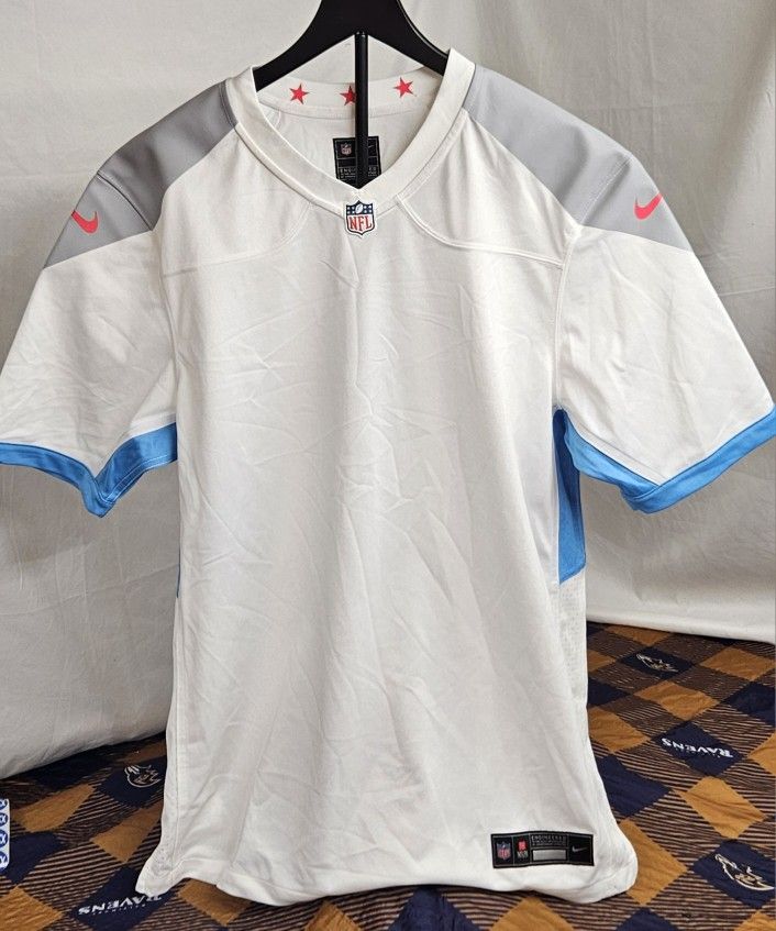 Men's Blank Nike On Field Tennessee Titans Jersey Size Large