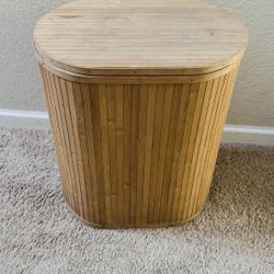 Bamboo Laundry Basket $10