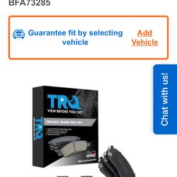 Brand new Rear Ceramic Brake Pads TRQ BFA73285 brake pad set
