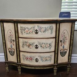 HAND PAINTED DRESSER / FOYER TABLE