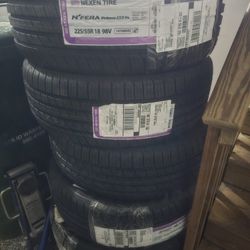  New 225/55R18 All Weather Tires For Sale.