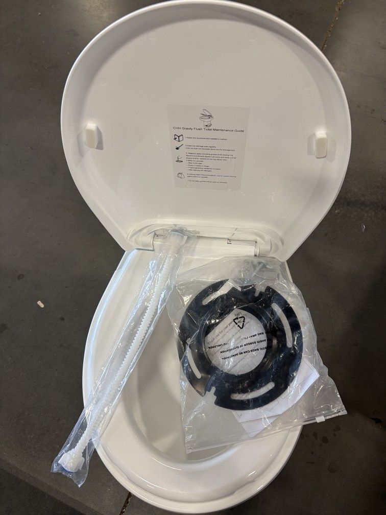 Yitahome Gravity Flush Toilet RV Camper Full Size Brand New