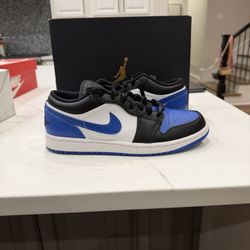 jordan 1 low blue and black 
