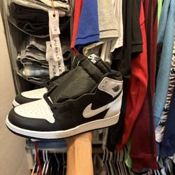 Jordan 1 High Top Black-White