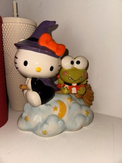 keroppi & hello kitty halloween ceramic 