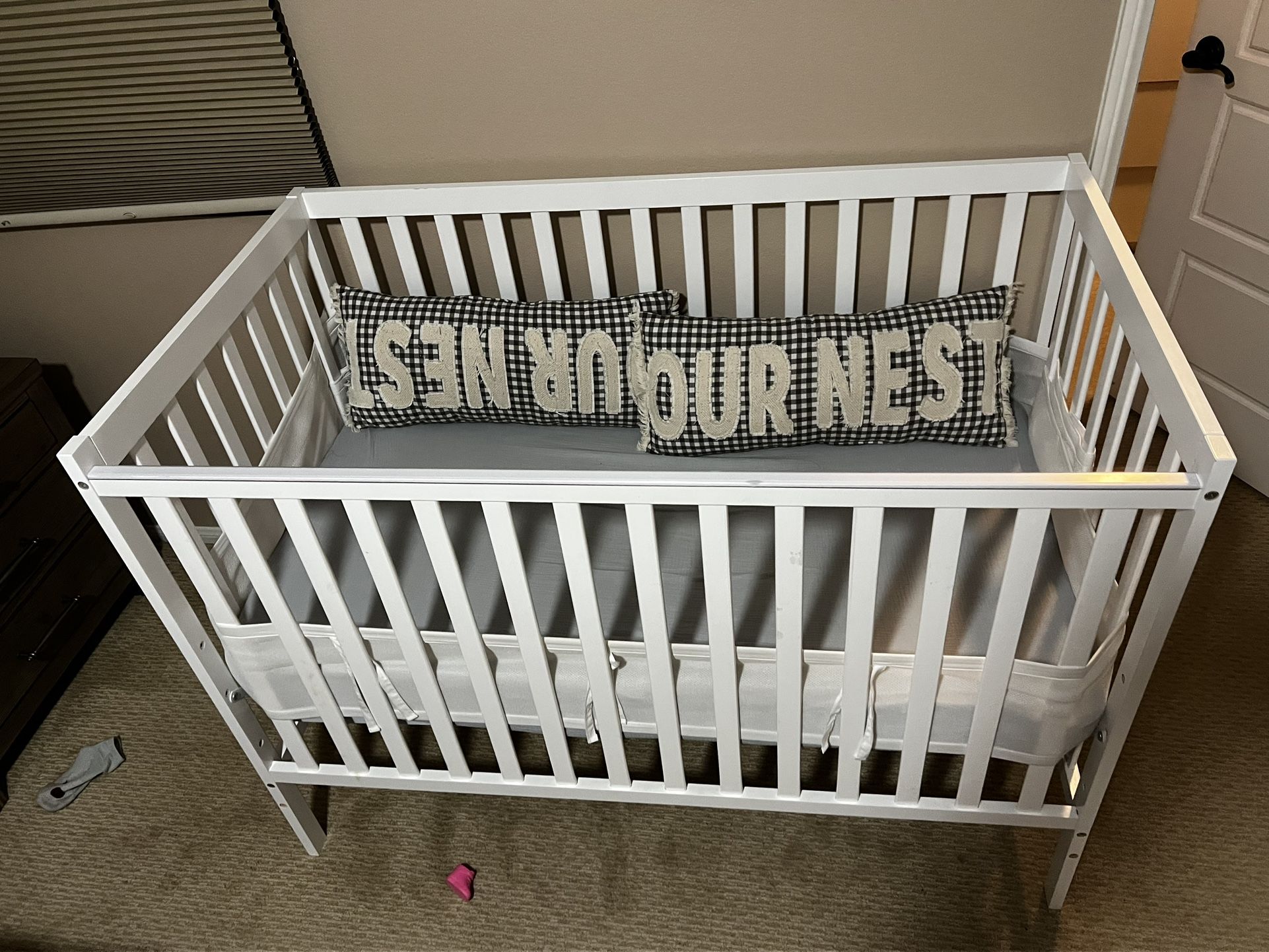 Baby Crib ( With Mattress) -$80