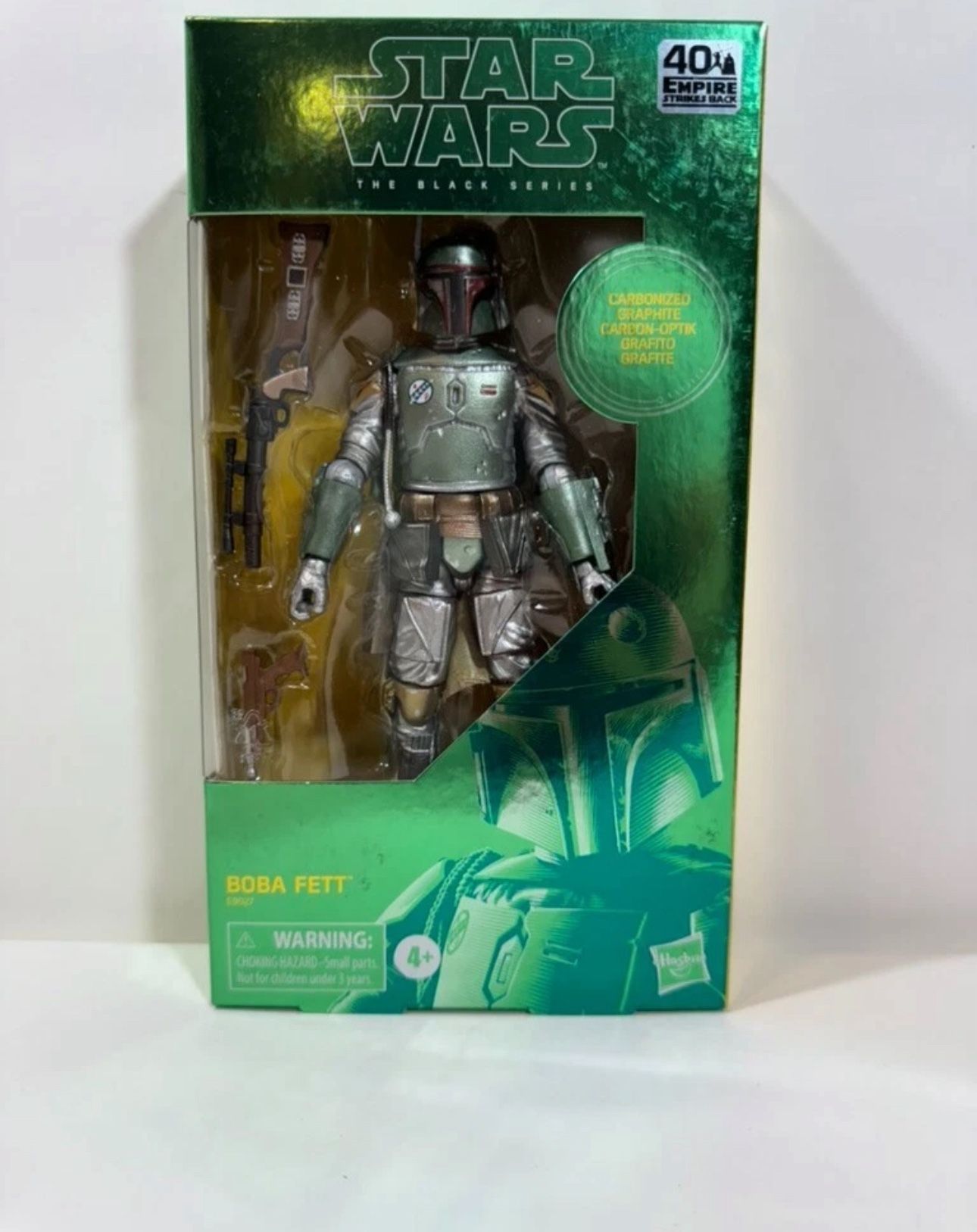 Star Wars The Black Series Carbonized Boba Fett 6” Action Figure NEW Ships Free