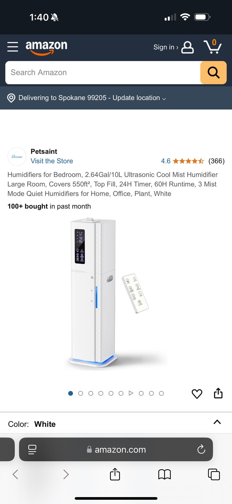 Brand New Tower Humidifier