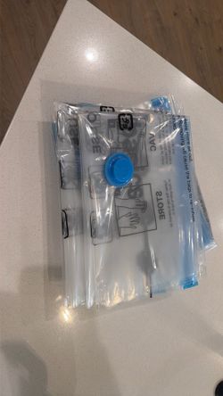 5 brand new vacuum seal storage bags