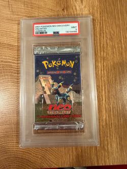 2001 unlimited neo discovery Umbreon PSA 9
