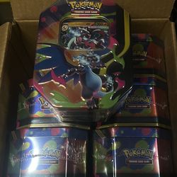Pokemon TCG Tin Mega Charizard X/Y Ex