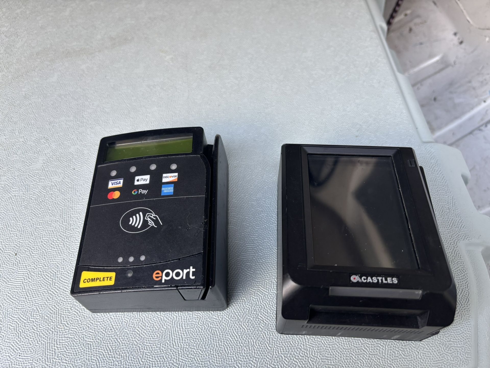Two Credit Card Devices, Ready For Use.