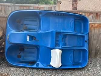 Blue Pedal Boat