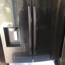 Samsung French Door Refrigerator Black Steel