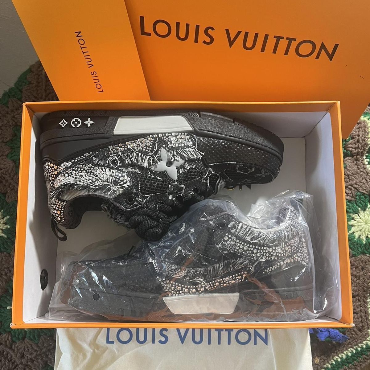 Louis Vuitton Skate Black Swavorski