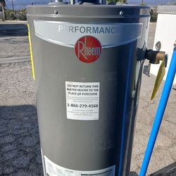 29 gal. Water heater.