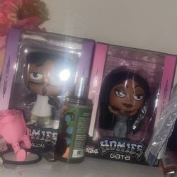 Homiez Big Heads  Gatita And Pelón Figures