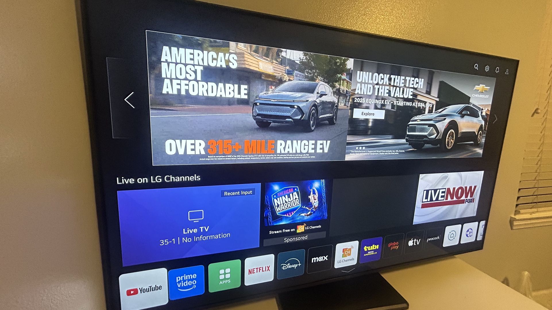 SMART TV LG 65”
