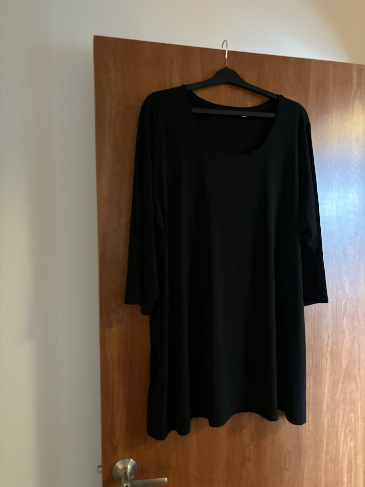 Susan Graver 3/4 Sleeve Long Tunic Blouse / Dress 3XL