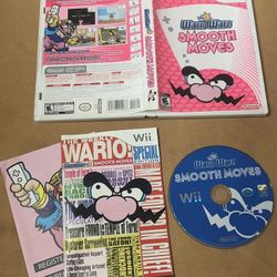 WarioWare: Smooth Moves (Nintendo Wii, 2007) CIB Complete With Manual 