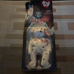 June 1999 TY Retired 'Glory - the Bear' M-I-B McDonalds Beanie Baby for USA