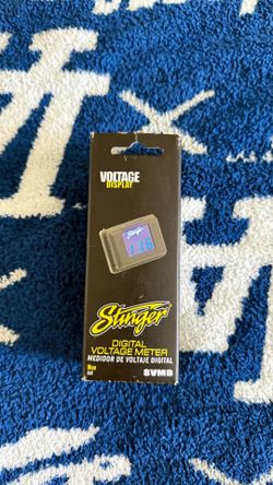 Stinger Blue volt meter.