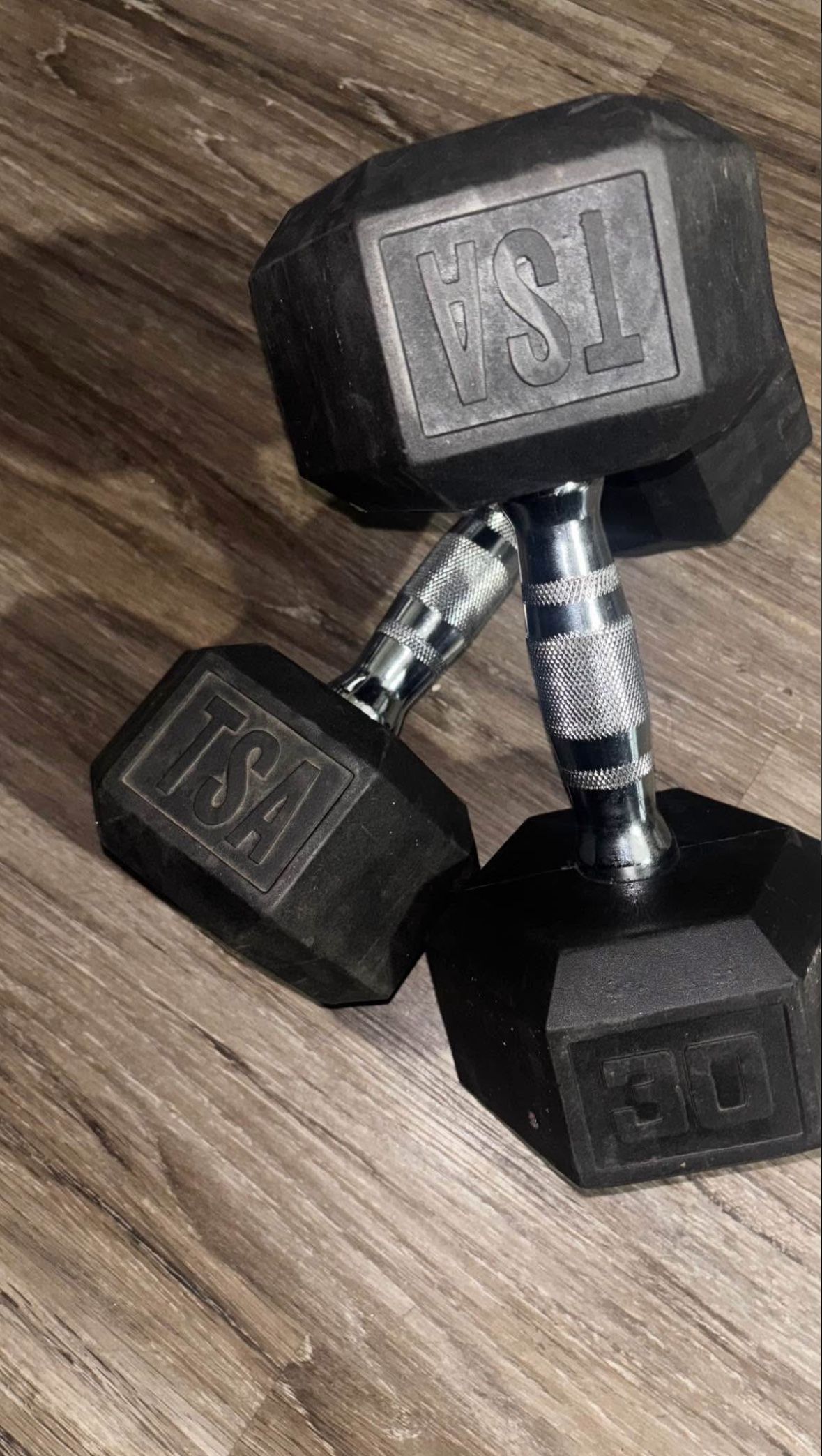 TSA the strength athlete, dumbbells