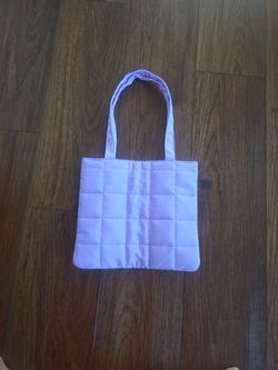 Instax purple tote bag