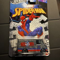 Hot Wheels Silver Series Spider-Man Combat Medic Diecast Van Marvel 2026