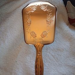 Vintage Brush & Mirror