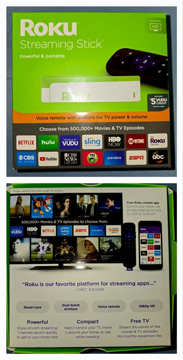 Roku Stick w/remote