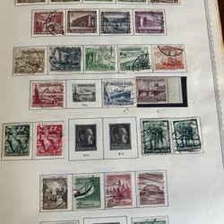 🇩🇪 Germany, Deutsches Reich postage stamp collection lot of 28 stamps issued 1936 to 1938